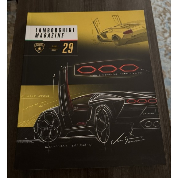 Other - Lamborghini Magazine No 29 ENGLISH Rare 148 pages COUNTACH